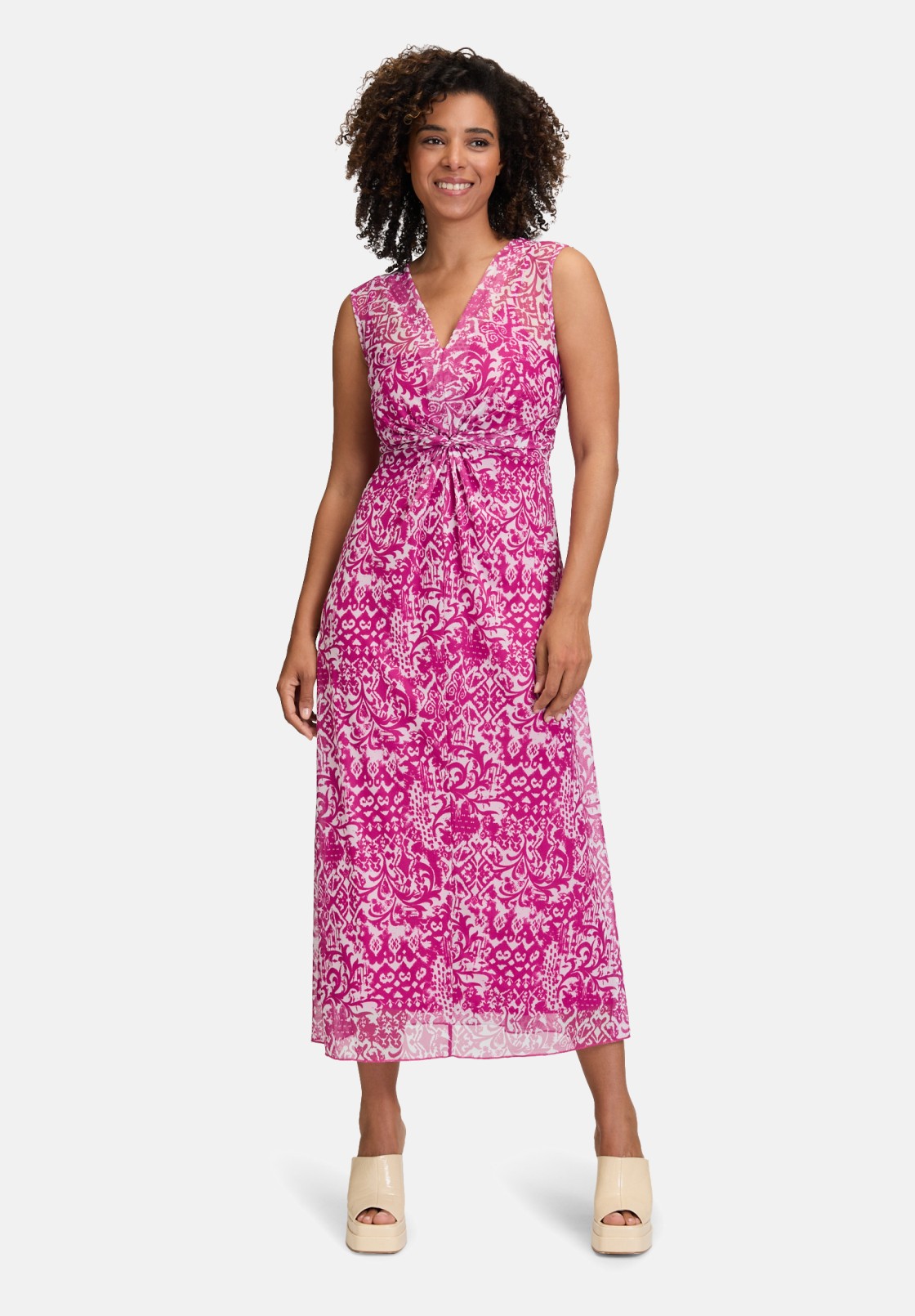 Cartoon Midikleid ohne Arm