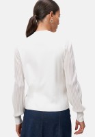 zero Strickpullover mit transparenten Ärmeln | Betty Barclay