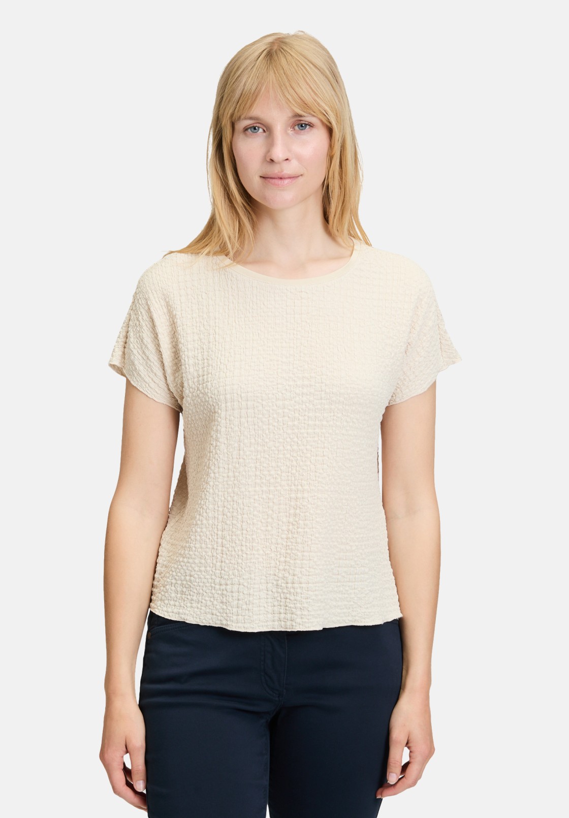 Betty Barclay Strukturshirt mit U-Boot-Ausschnitt