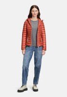 Cartoon Steppjacke mit Reißverschlusstaschen