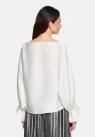 Betty Barclay Satin-Bluse mit U-Boot-Ausschnitt