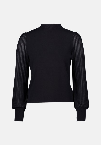 zero Strickpullover mit transparenten Ärmeln | Betty Barclay