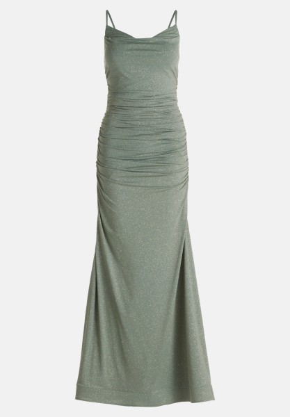 Vera Mont Abendkleid mit Wasserfallausschnitt