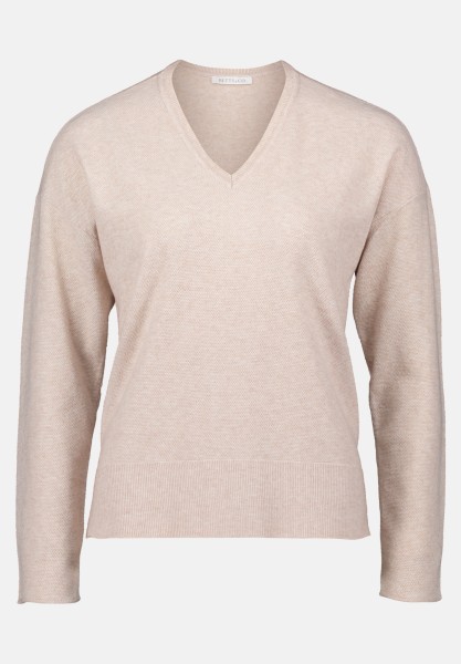 BETTY & CO Strickpullover mit V-Ausschnitt