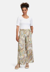 Cartoon Palazzo-Hose mit Gummizug