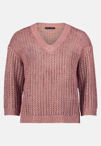 Betty Barclay Lochstrick-Pullover mit Pailletten