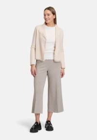 Cartoon Strick-Cardigan mit Fransen