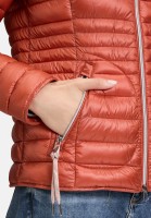 Cartoon Steppjacke mit Reißverschlusstaschen