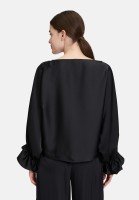 Vera Mont Satin-Bluse mit Fledermausärmeln