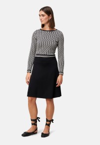 zero Strickkleid grafisches Muster | Betty Barclay