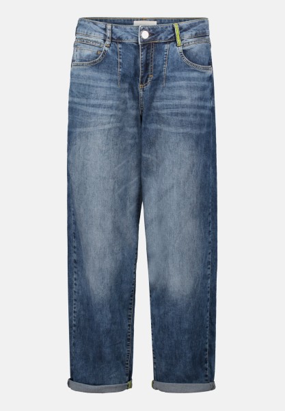 Cartoon Used Look-Jeans mit Waschung