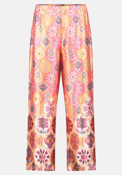 Cartoon Palazzo-Hose mit weitem Bein