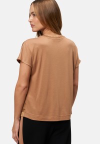 zero Satinshirt mit Wellensaum | Betty Barclay