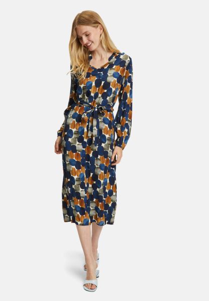 Cartoon Casual-Kleid mit Gürtel