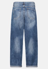 Cartoon Used Look-Jeans mit Waschung