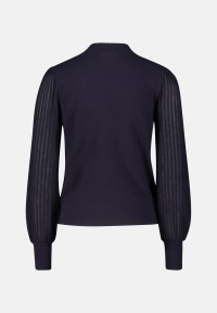 zero Strickpullover mit transparenten Ärmeln | Betty Barclay