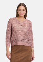 Betty Barclay Lochstrick-Pullover mit Pailletten