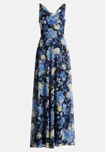 Vera Mont Cocktailkleid mit Wasserfallausschnitt