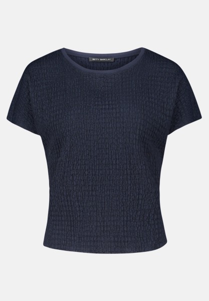 Betty Barclay Strukturshirt mit U-Boot-Ausschnitt
