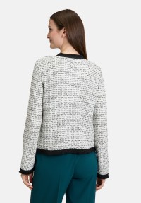 BETTY & CO Strick-Cardigan mit Fransen
