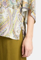 Cartoon Oversize-Bluse mit Muster