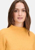 Cartoon Strickkleid mit Stehkragen