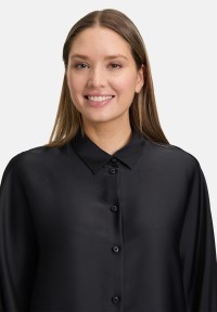 Vera Mont Satin-Bluse mit Kragen