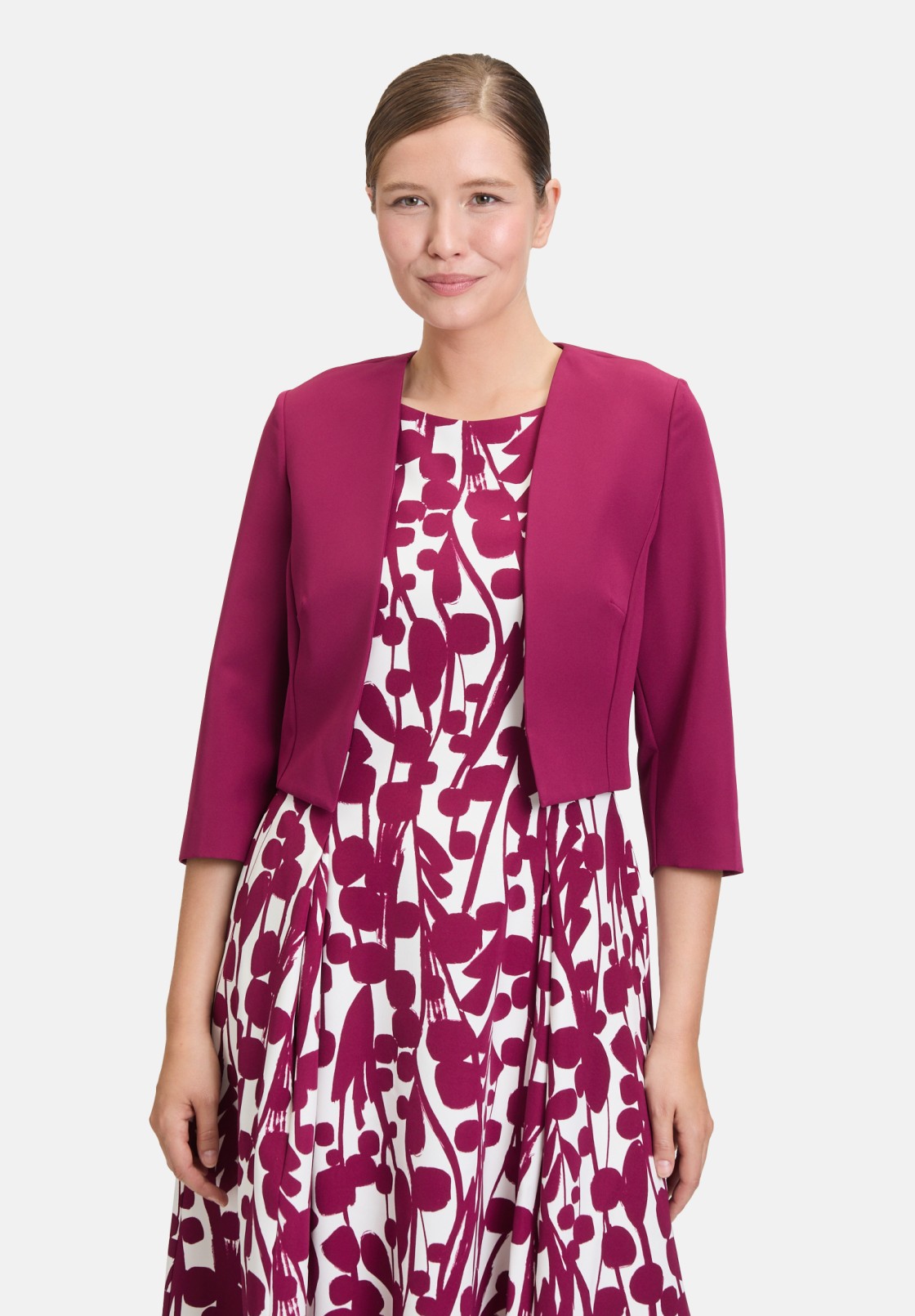 Vera Mont Bolero-Jacke mit Kellerfalten