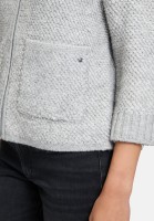BETTY & CO Strick-Cardigan mit Reißverschluss