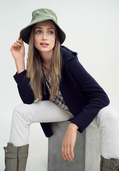 Cartoon Casual-Strickjacke mit Kapuze