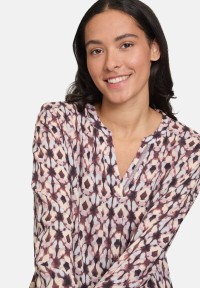 Cartoon Blusenshirt mit Muster