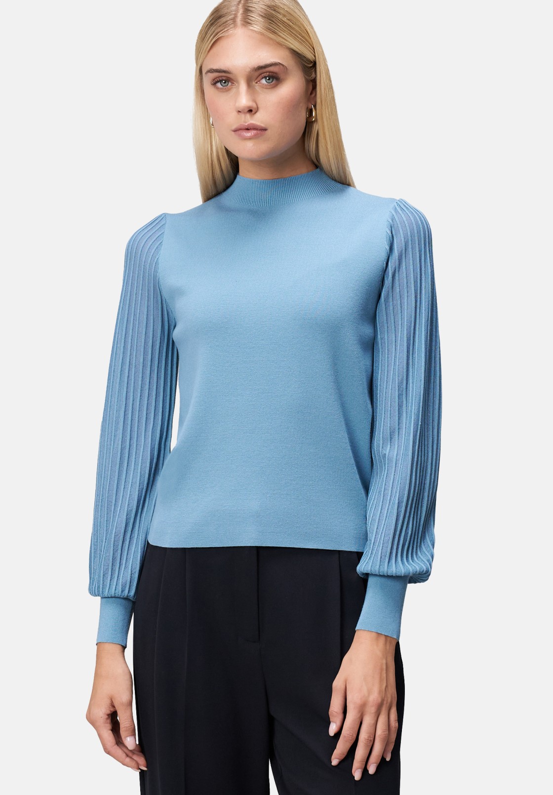 zero Strickpullover mit transparenten Ärmeln | Betty Barclay