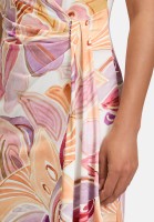 Cartoon Jerseykleid mit Raffung