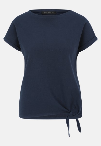 Betty Barclay Halbarm-Shirt mit Schleifenknoten
