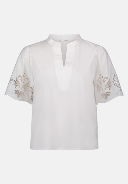 BETTY & CO Schlupfbluse mit Stickerei