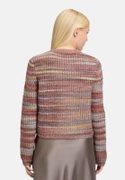 Cartoon Cardigan mit Rundhalsausschnitt