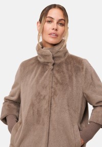zero Fellimitat-Jacke mit Stehkragen | Betty Barclay