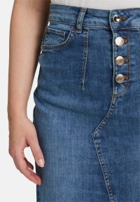 Cartoon Jeansrock mit Waschung