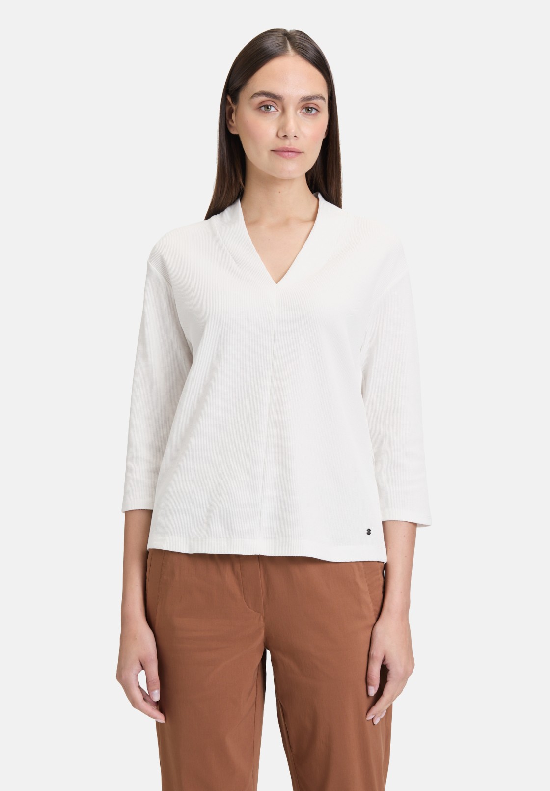 BETTY & CO Casual-Shirt mit V-Ausschnitt