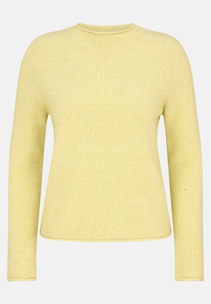 Cartoon Strickpullover mit Stehkragen