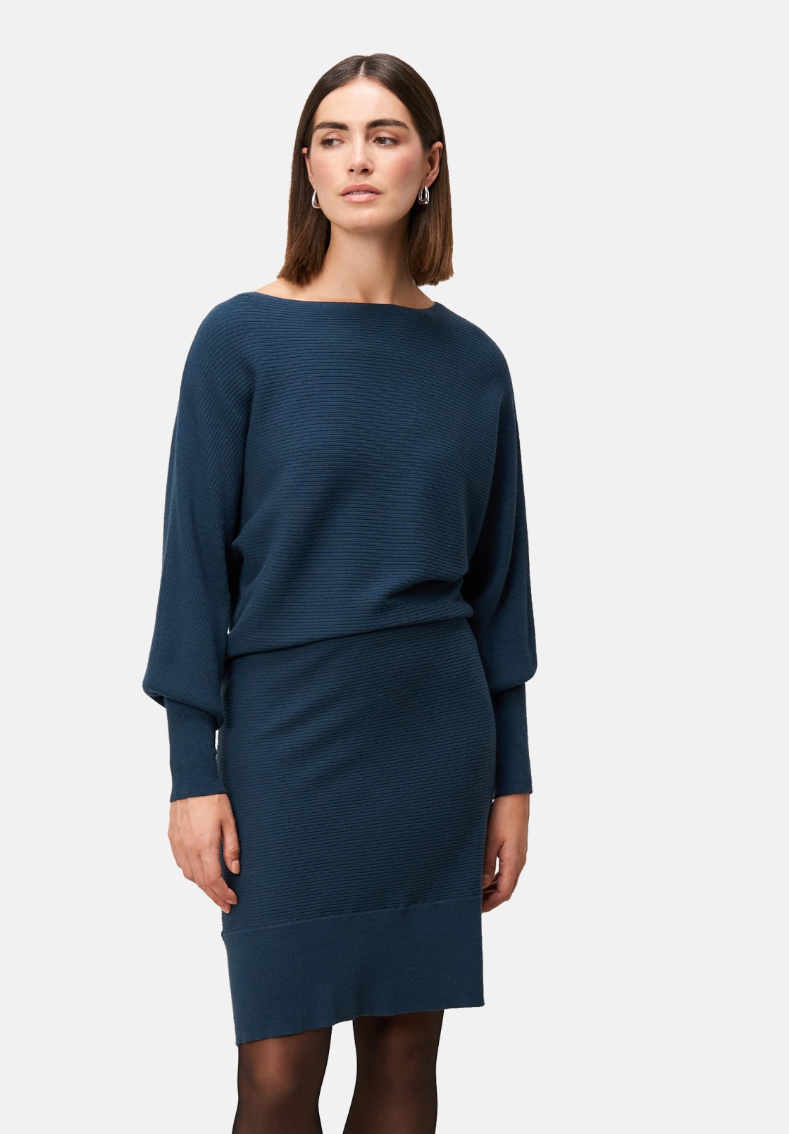 zero Strickkleid strukturiert  U-Boot Ausschnitt | Betty Barclay