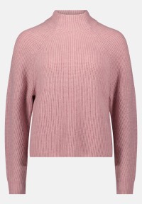 BETTY & CO Grobstrick-Pullover mit hohem Kragen