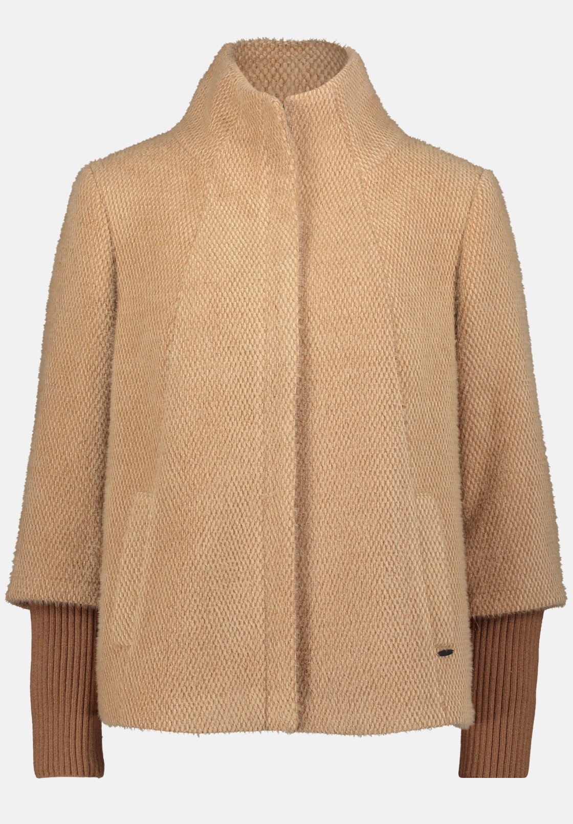 BETTY & CO Kuscheljacke mit Rippbündchen