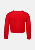 zero Strickjacke kurz mit Wellensaum | Betty Barclay