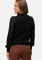 zero Strickpullover mit transparenten Ärmeln | Betty Barclay