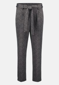 zero Stoffhose Herringbone mit Bindegürtel 28 Inch | Betty Barclay