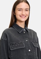 BETTY & CO Jeansjacke mit aufgesetzten Taschen