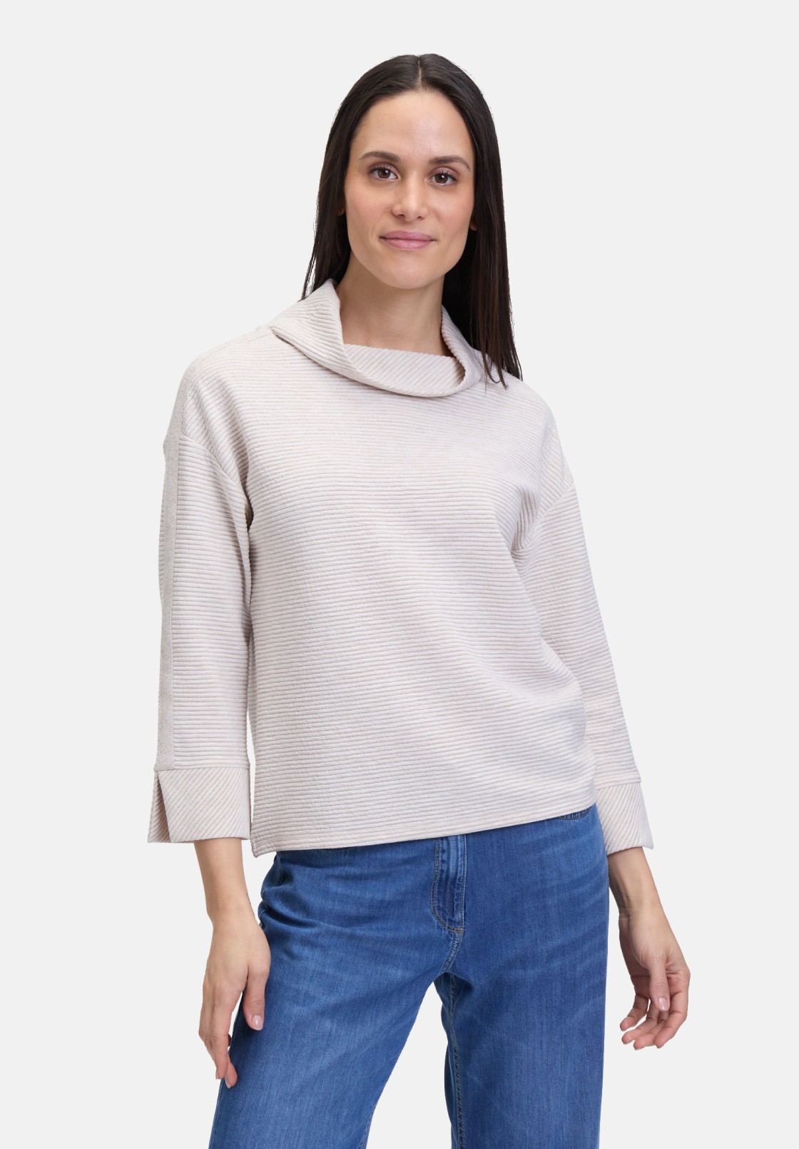 Betty Barclay Sweatshirt mit Rippenstruktur