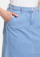 Betty Barclay Jeansrock mit offenem Saum