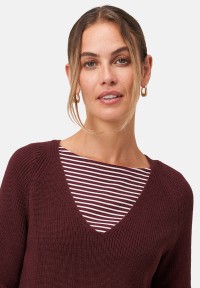 zero Strukturpullover mit V-Ausschnitt | Betty Barclay